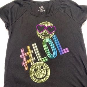 Justice smiley face shirt